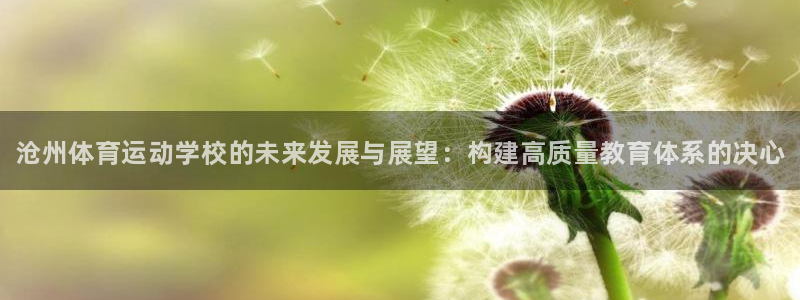 注册3377体育官方正版app：沧州体育运动学校的未